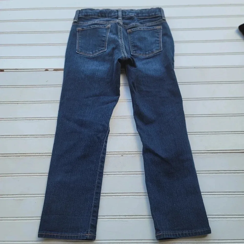Lot Of 3 Kids Place Gap Curderoy Denim Jeans Purple Girls Brown Adjustable Reg 8